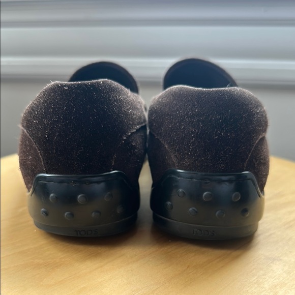 Tod’s Men's Brown Suede Loafers - Picture 3 of 5